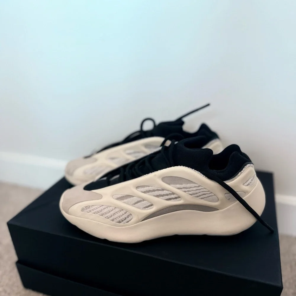 adidas Yeezy 700 Azael Black and White Sneakers